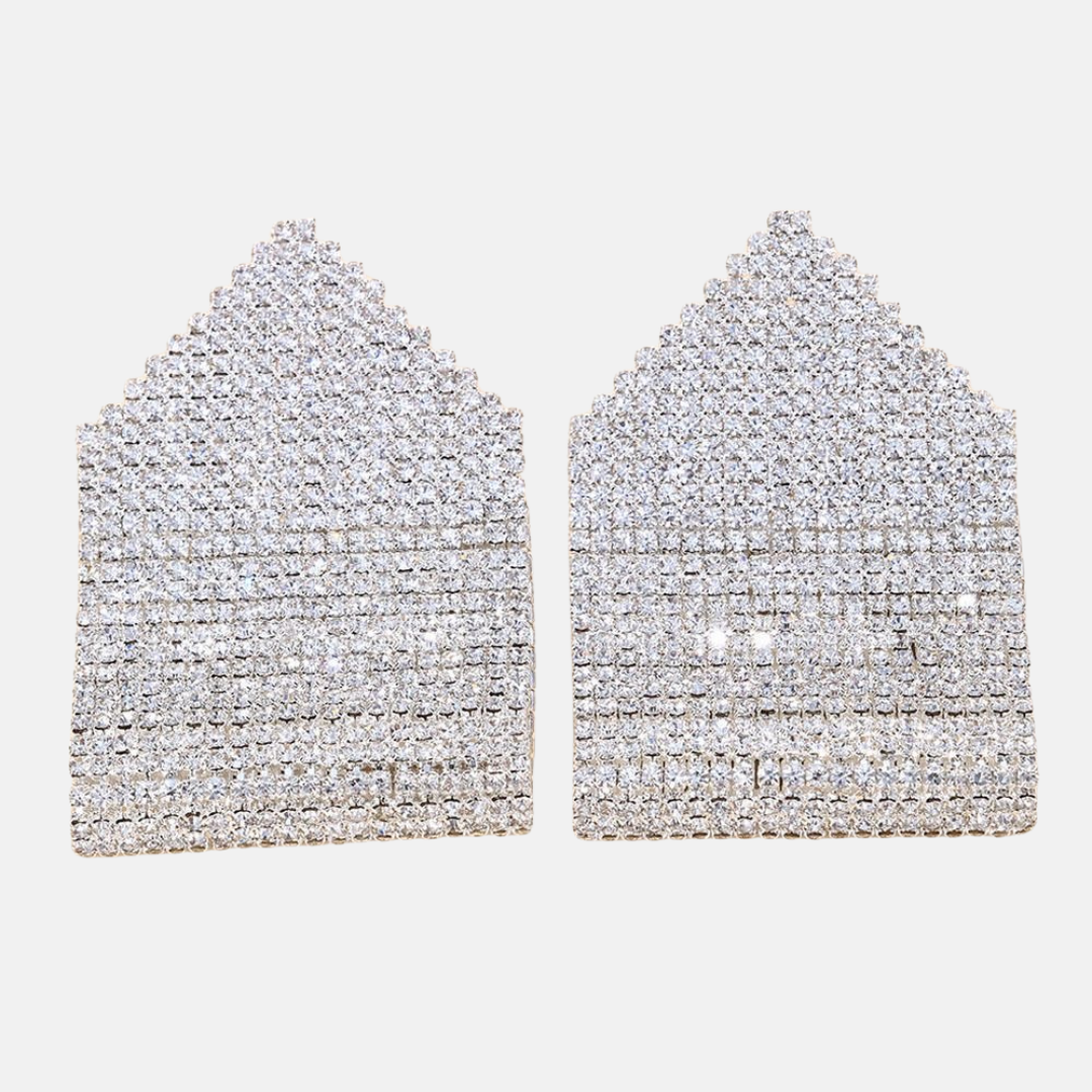 Crystal Tower Earrings