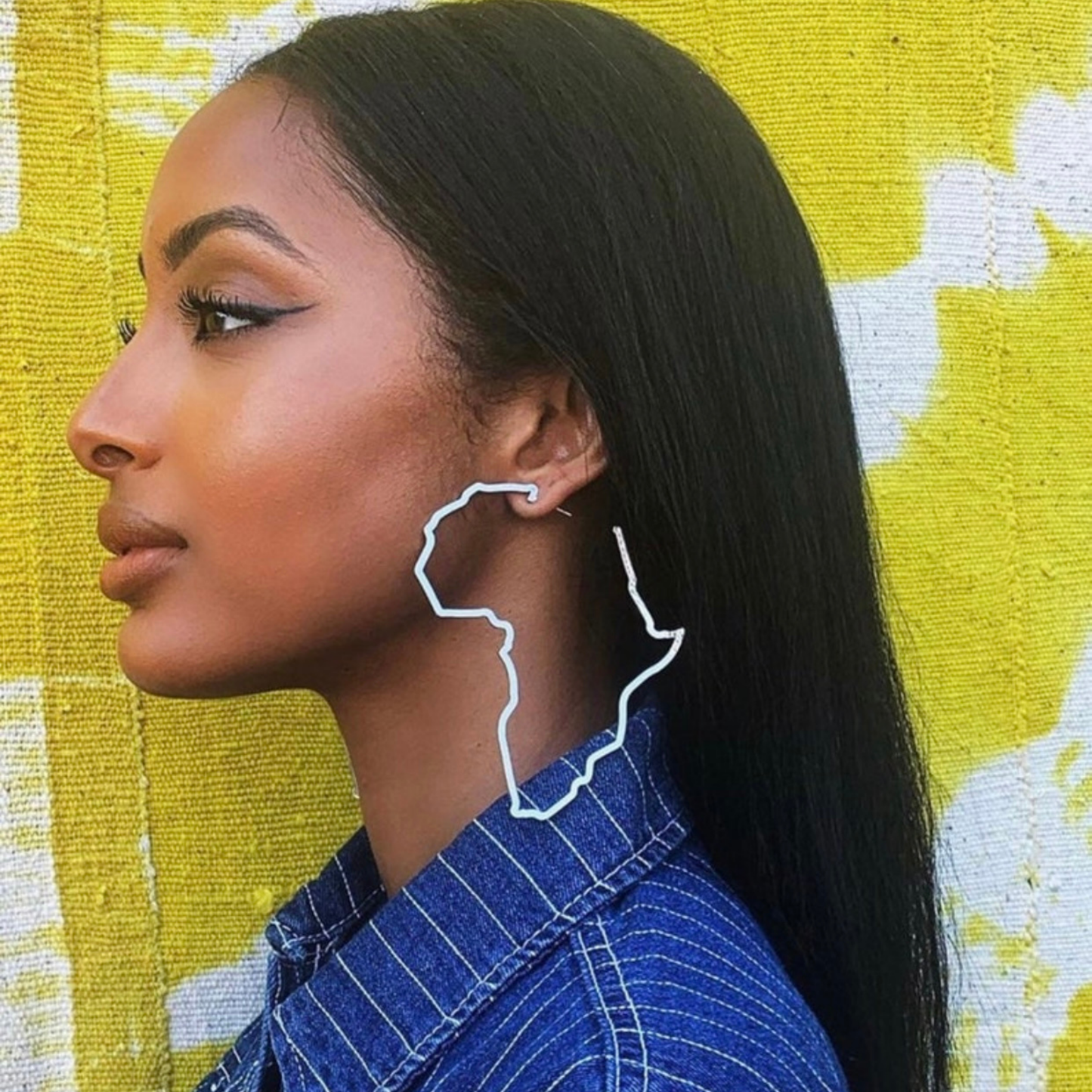 Africa Hoops Earrings