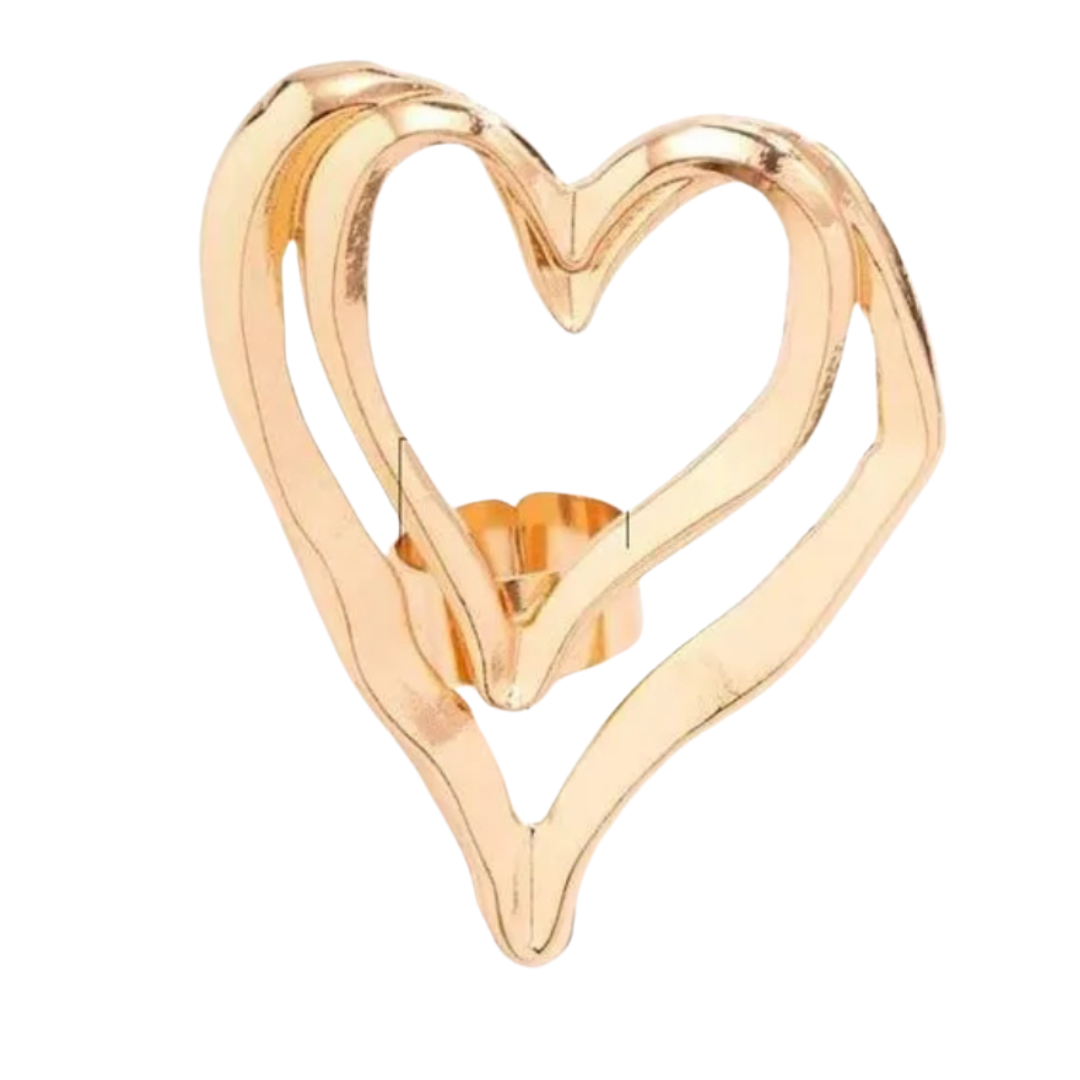 Gilded Heart Ring