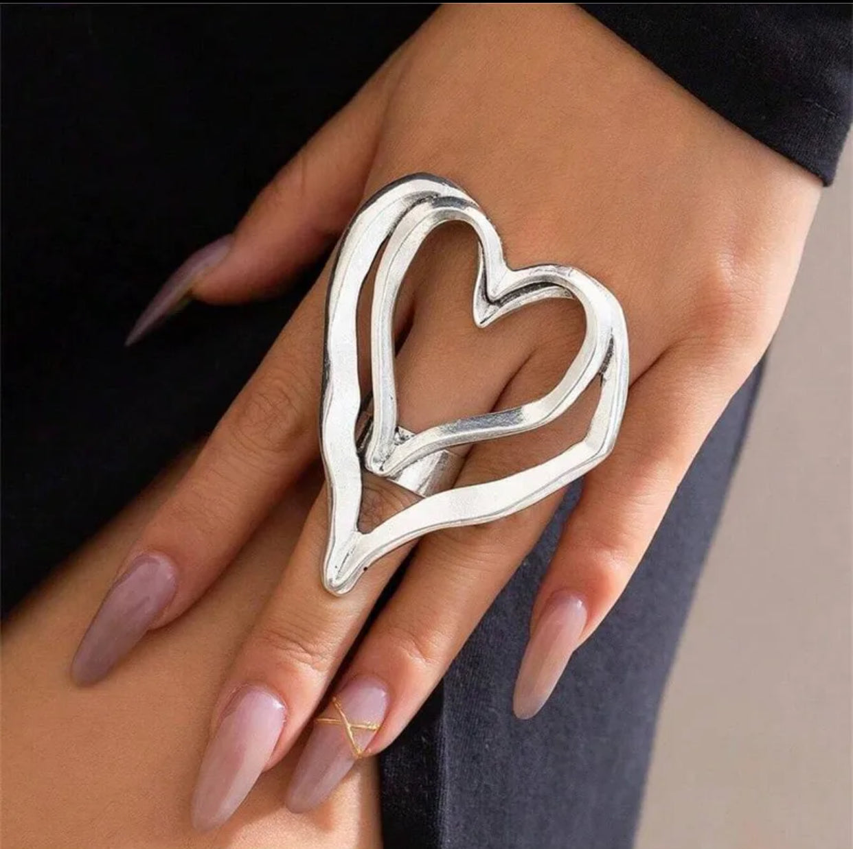 Gilded Heart Ring