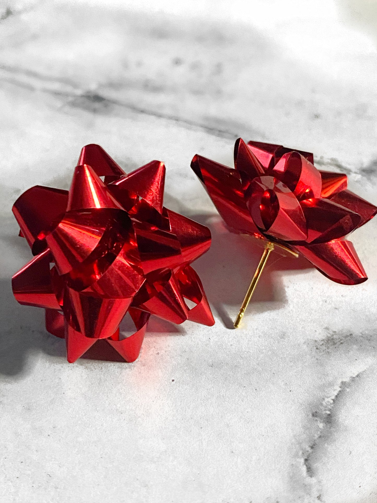 Holiday Bow Studs Earrings